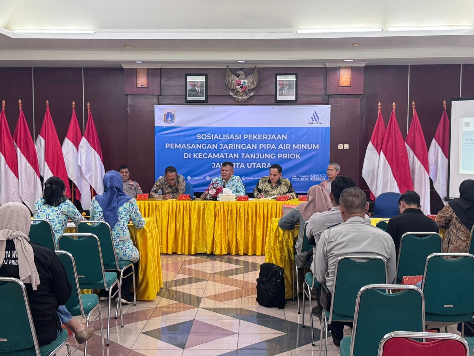 Dukung Percepatan Air Bersih, Camat Tanjung Priok Hadiri Sosialisasi Pemasangan Jaringan Pipa Air Minum 2