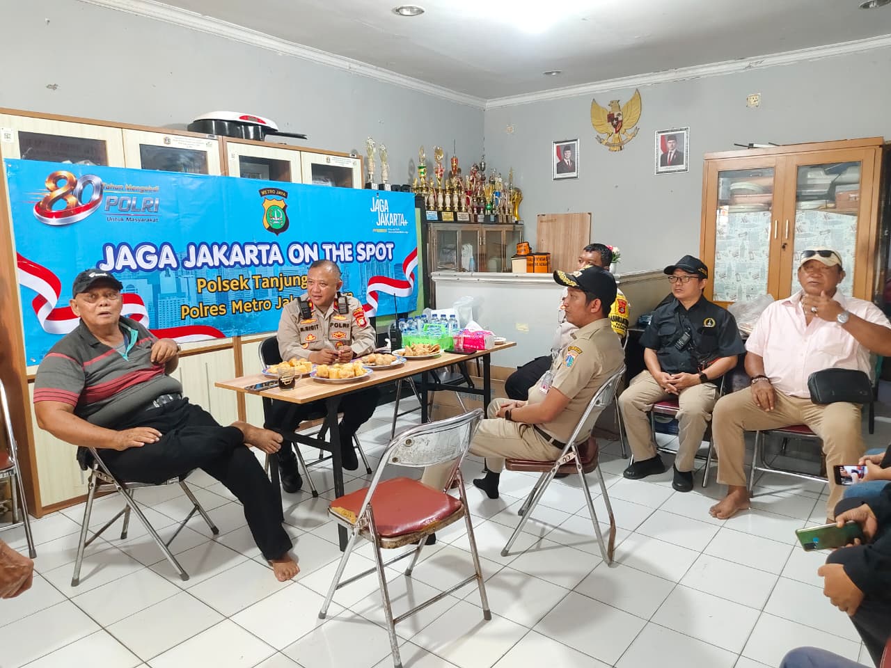Jaga Jakarta On The Spot di RW 08 Papanggo, Perkuat Sinergi Aparatur dan Masyarakat dalam Menjaga Kondusivitas Wilayah 5