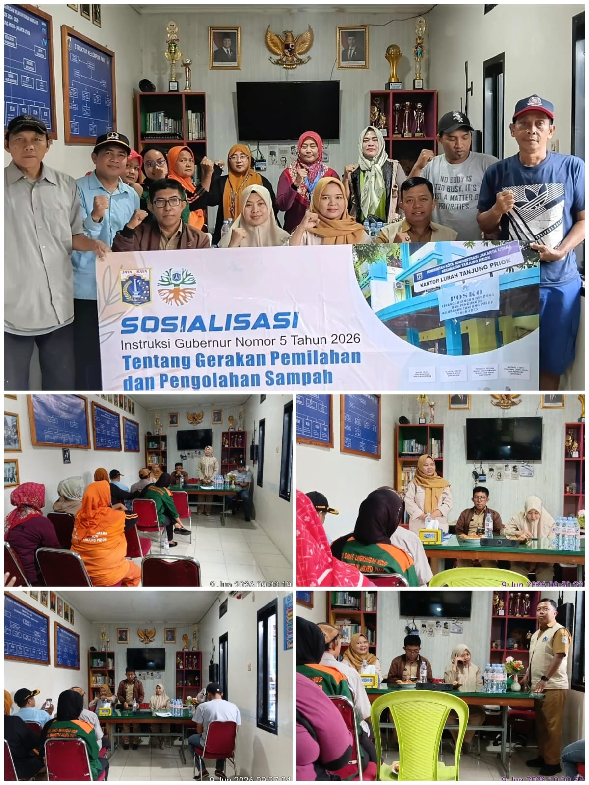 Sosialisasi Instruksi Gubernur Provinsi DKI Jakarta Nomor 5 Tahun 2026 Bersama Warga RW.09 Kelurahan Tanjung Priok 1