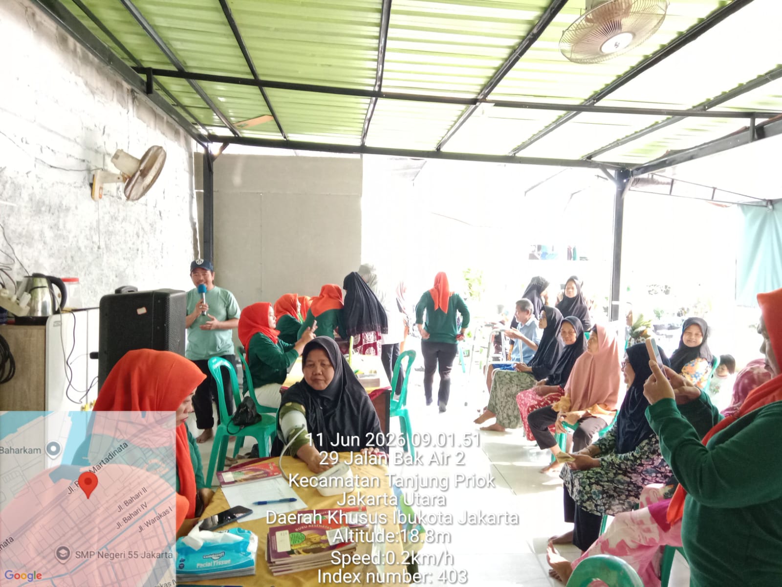 Monitoring Kegiatan Posyandu Lansia di RW.09 & RW.05 Kelurahan Tanjung Priok 3