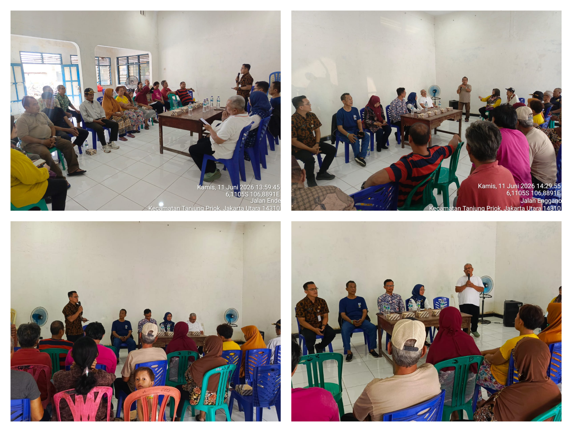 Sosialisasi Program Padat Karya Tunai Daerah (PKTD) di RW.016 Kelurahan Tanjung Priok 5