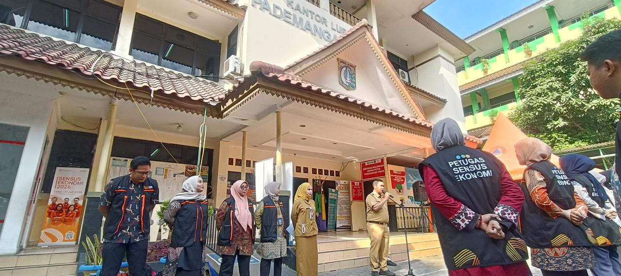 Kegiatan Apel terkait pelaksanaan pendataan Sensus Ekonomi INGUB DKI JAKARTA No. 7 Tahun 2026 sebagai langkah bersama menghadirkan data usaha yang akurat di Provinsi Daerah Khusus Dki Jakarta 2