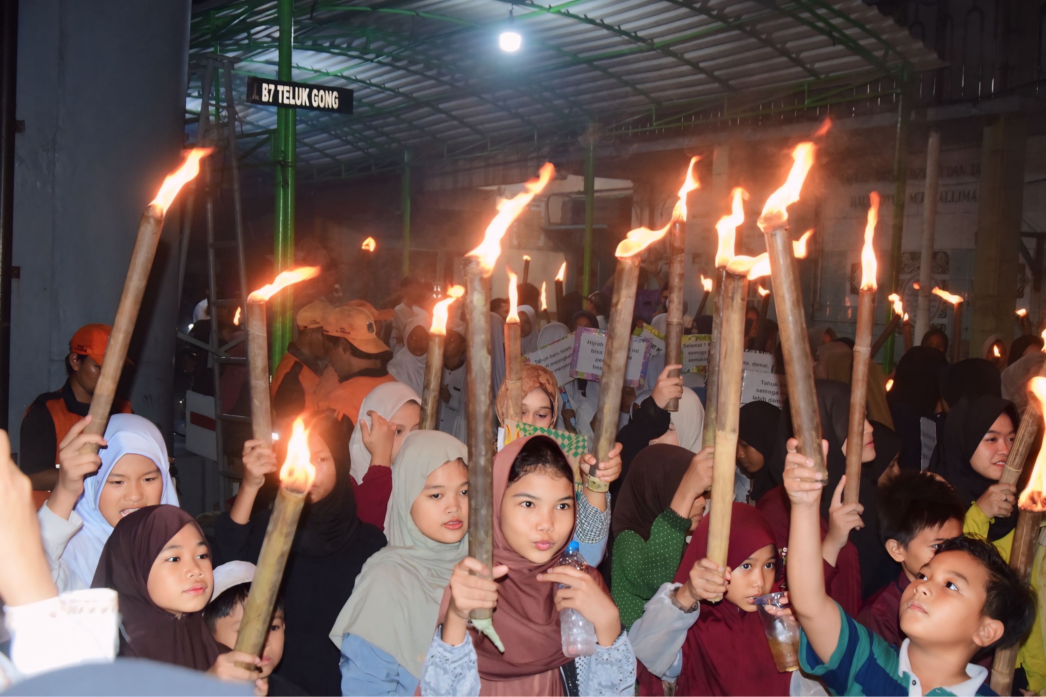 Lurah Pejagalan membuka Kegiatan Pawai Obor RW 013 dalam Menyambut Tahun Baru Islam 3