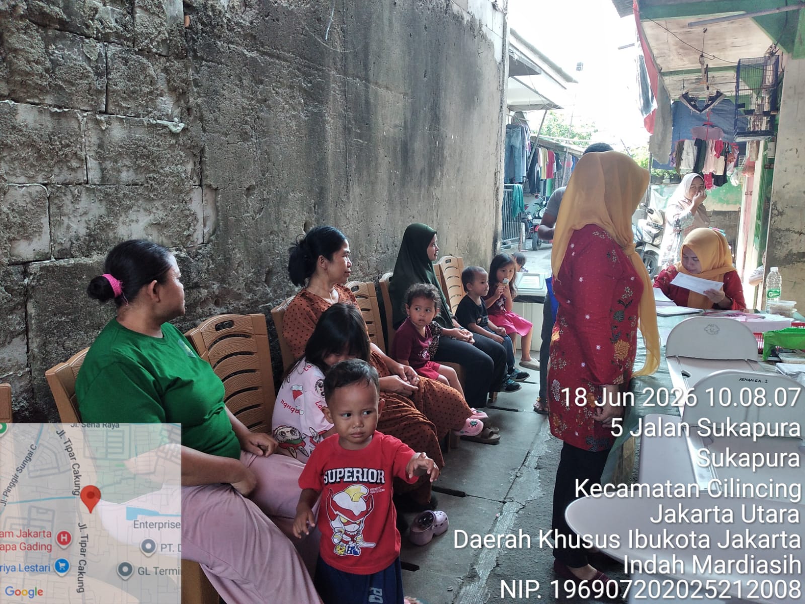 Kelurahan Sukapura Gelar Giat Posyandu Balita dan Lansia di RW 01 dan RW 05 2