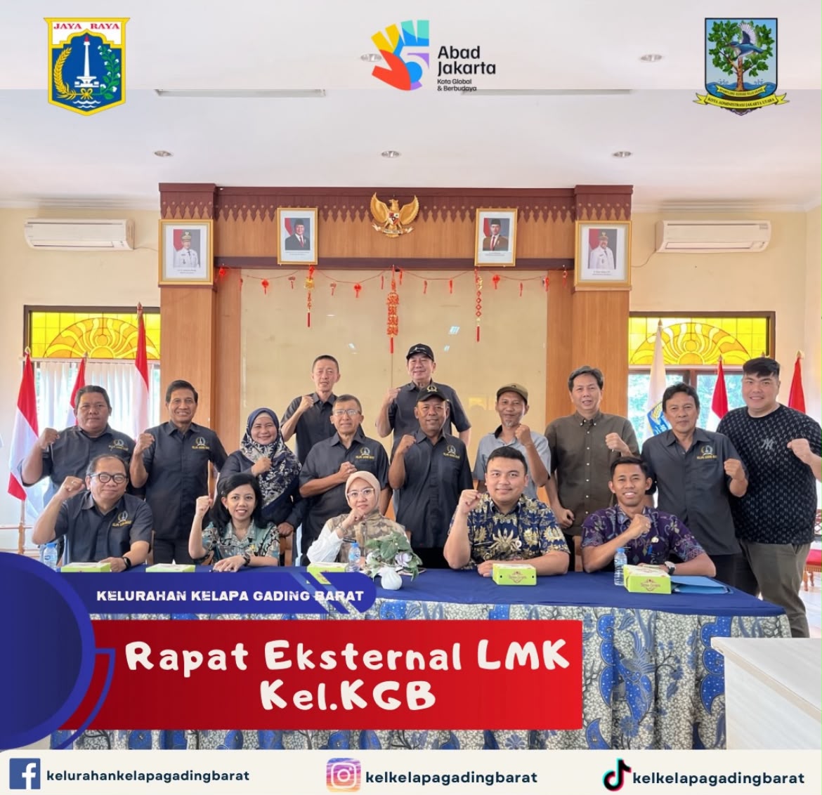 Rapat Eksternal LMK Kelurahan Kelapa Gading Barat 1