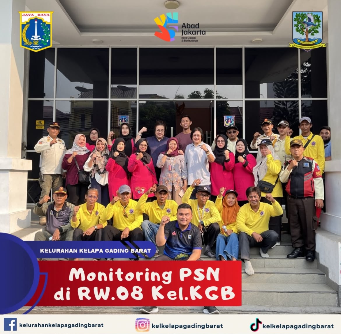 Lurah Kelurahan Kelapa Gading Barat Monitoring PSN di RW.08 1