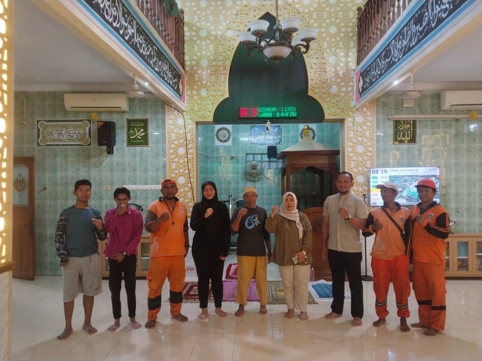 Gerakan Bersih-Bersih Masjid Wujudkan Lingkungan Ibadah yang Bersih dan Nyaman di Kelurahan Pademangan Barat 6