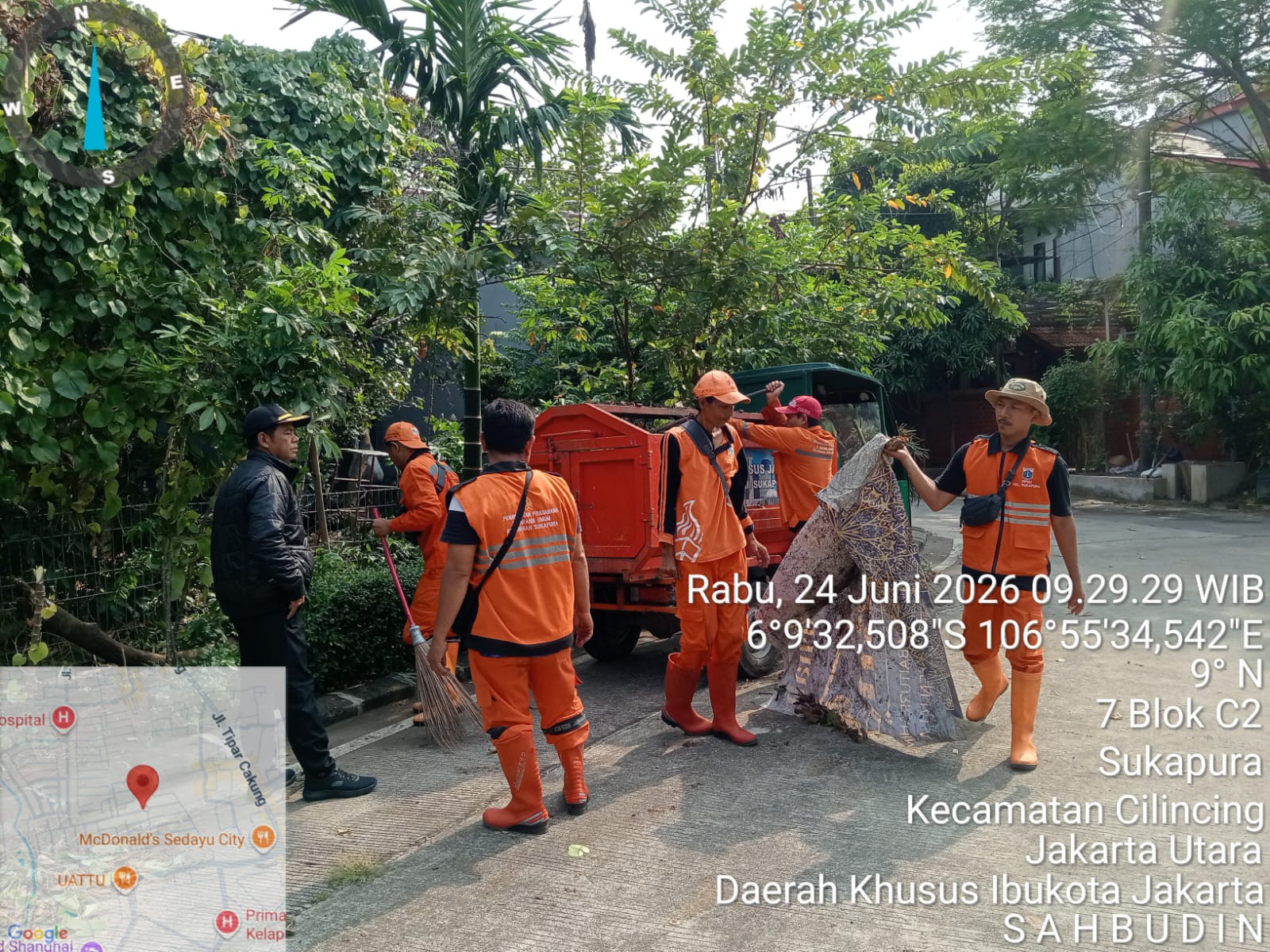Monitoring Kegiatan PPSU Kelurahan Sukapura 2