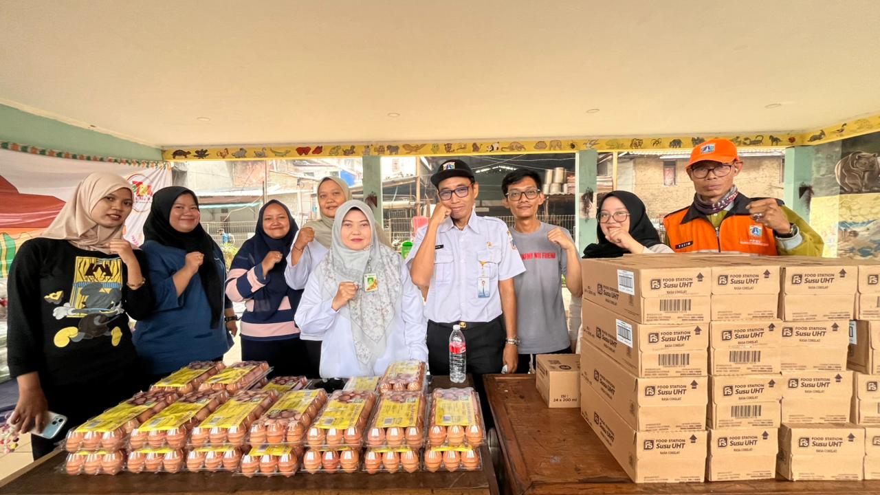 Pendistribusian Pangan Murah Bersubsidi Pemprov DKI Jakarta di RPTRA Patimura Berlangsung Untuk Bulan Mei 2