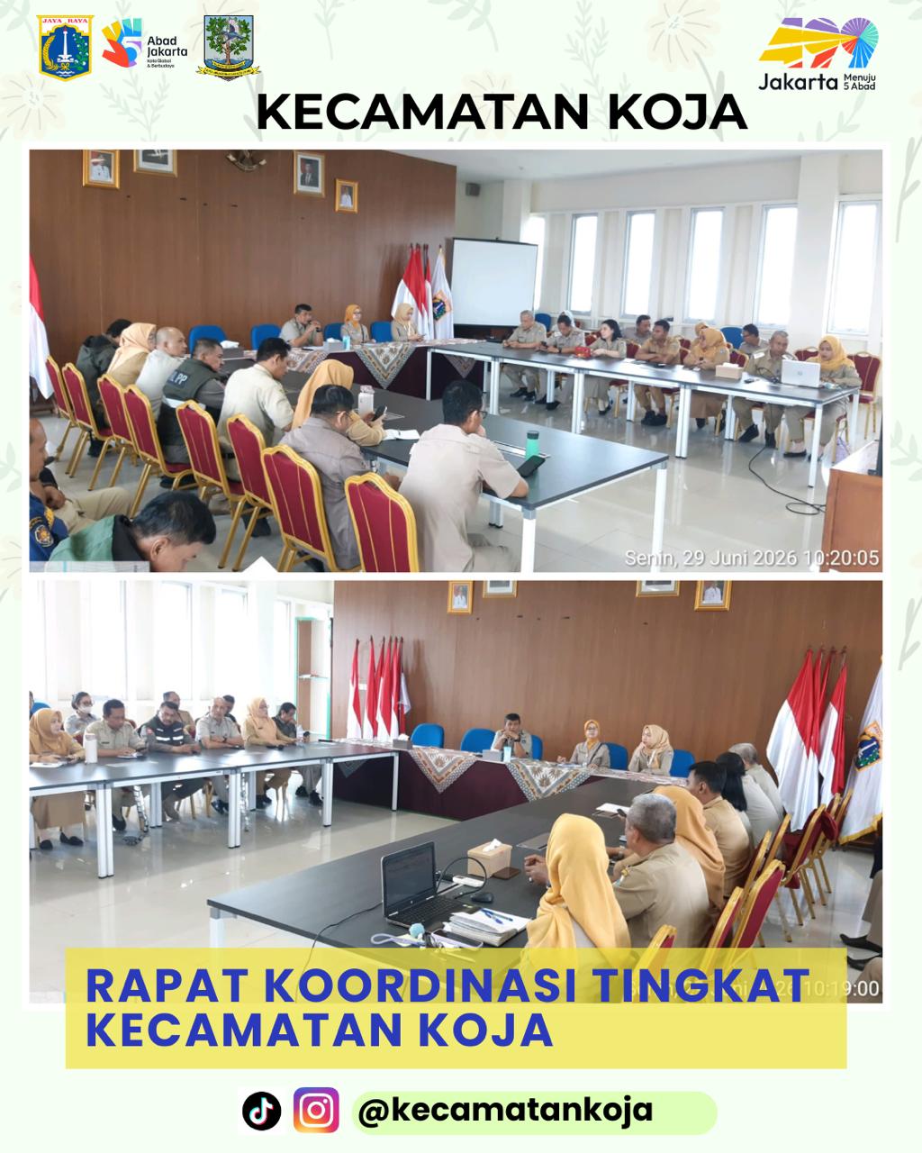 Rapat Koordinasi Tingkat Kecamatan Koja 6