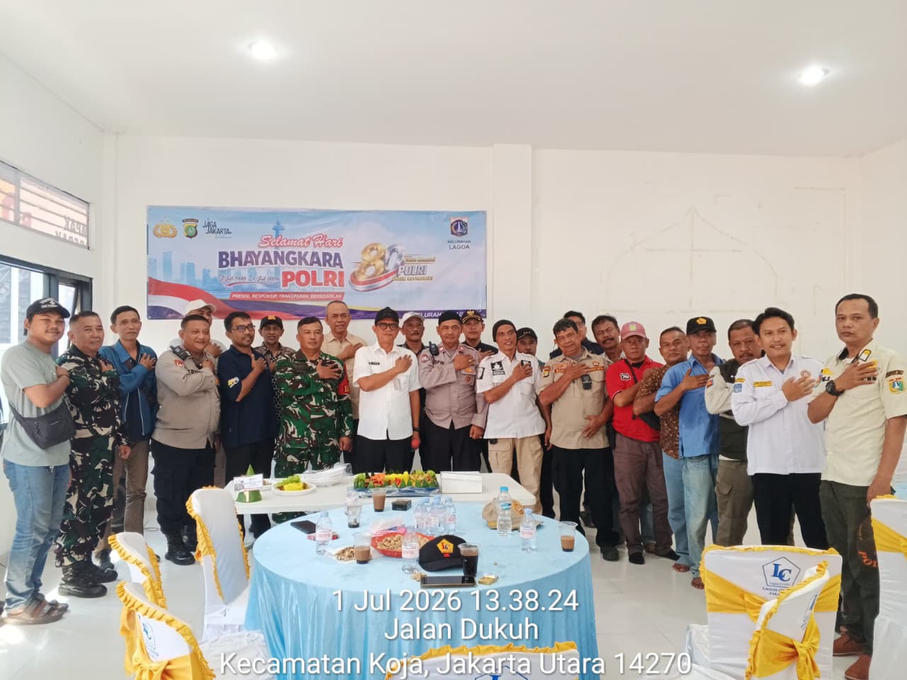 Komponen Masyarakat Kelurahan Lagoa Peringati HUT Bhayangkara ke-80 6