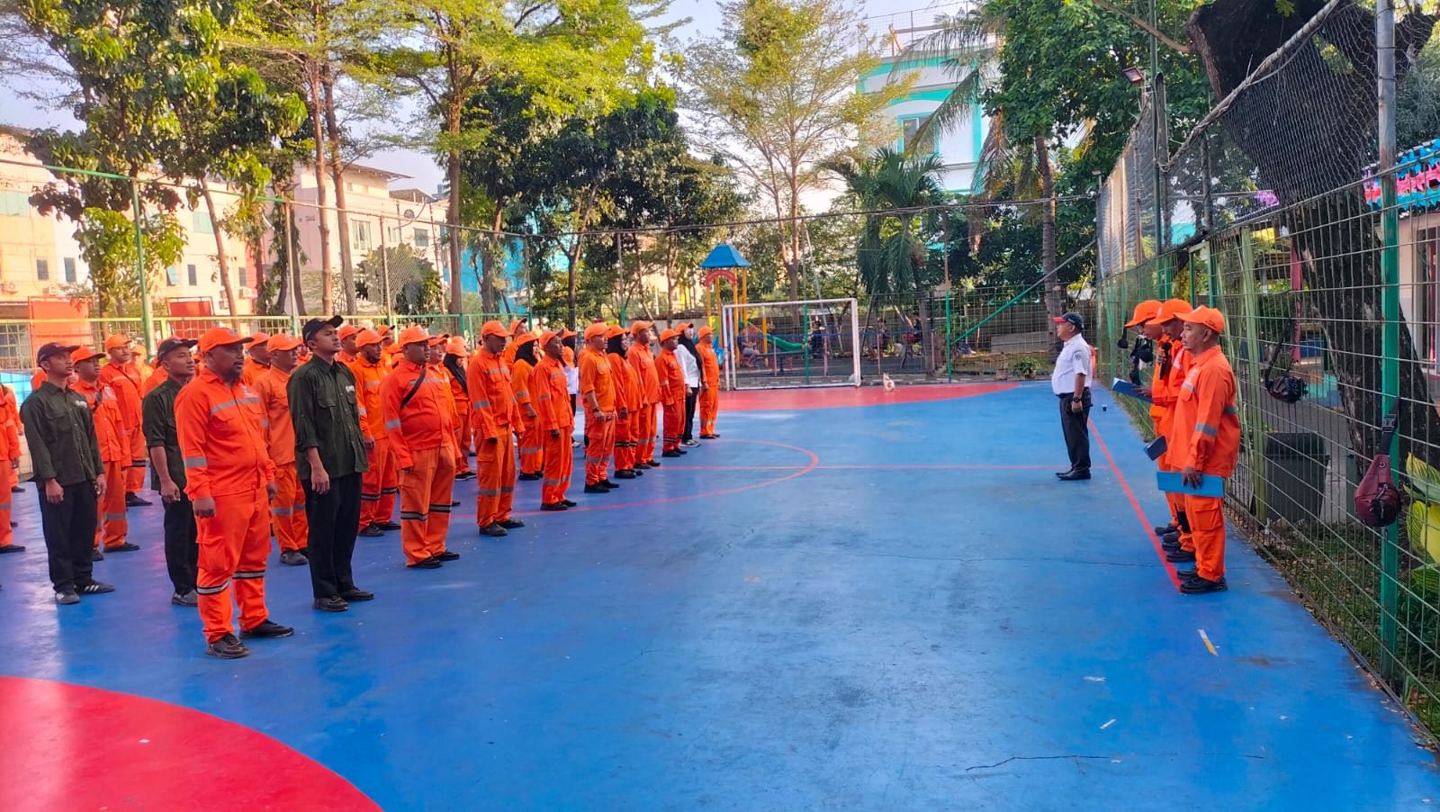 Kegiatan Apel Pagi PJLP PPSU dan PJLP RPTRA. 2