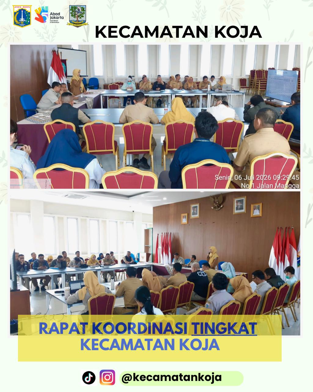 Rapat Koordinasi Tingkat Kecamatan Koja 4