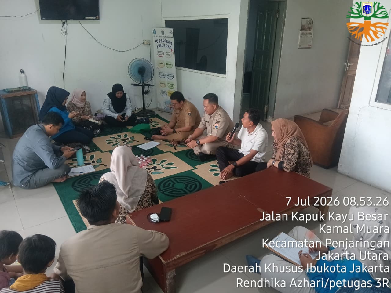 Perkuat Persiapan Program Kampung Iklim, Kelurahan Kamal Muara Laksanakan Pendampingan dan Penentuan Lokasi ProKlim di RW 02 3
