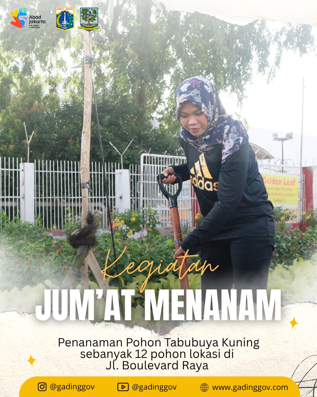 Jum’at Menanam di Boulevard Raya 3