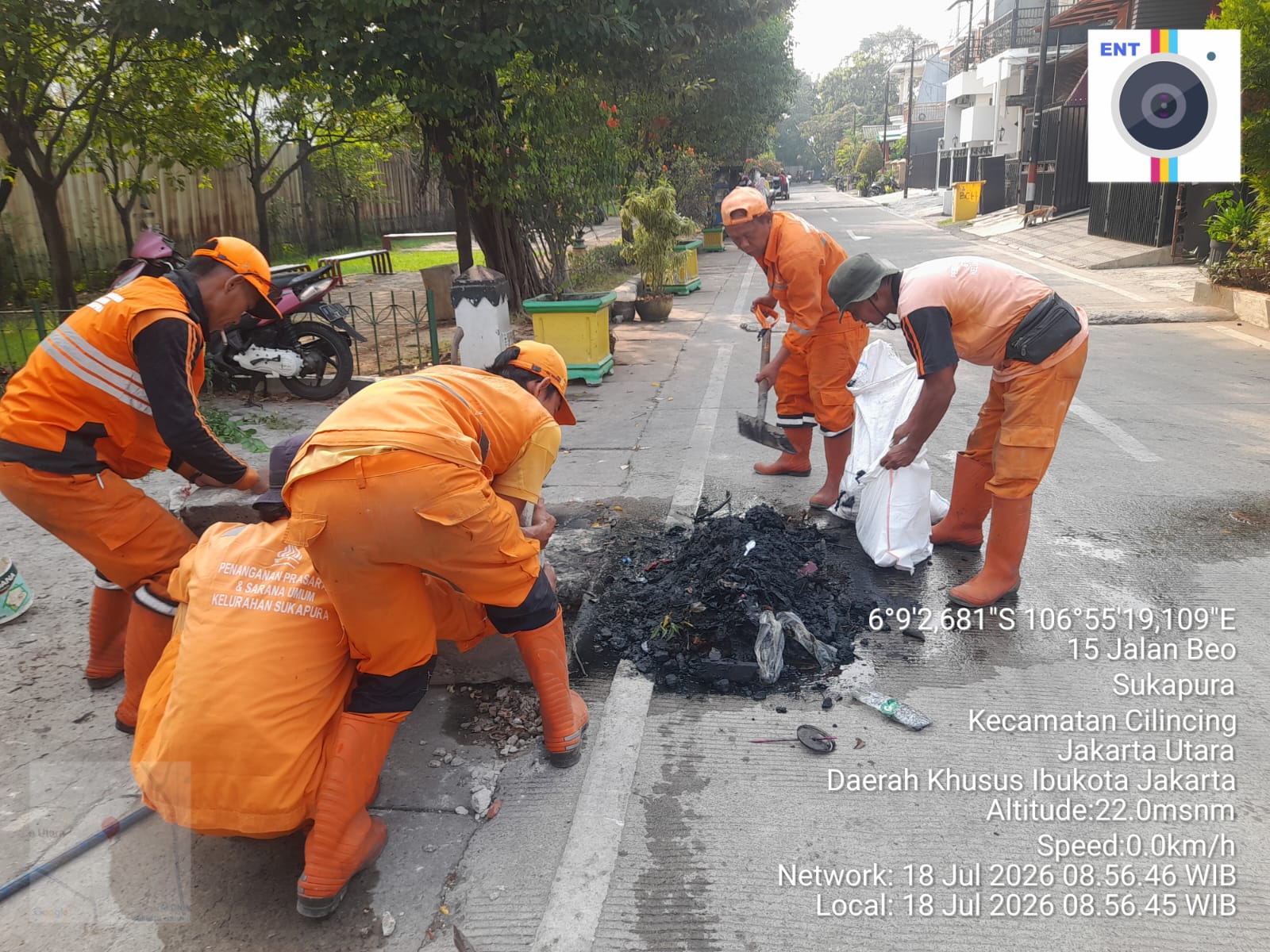 Antisipasi Genangan, PPSU Kuras Saluran Air di RT 13 RW 06 Kelurahan Sukapura 3