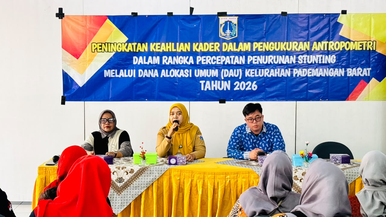 Kelurahan Pademangan Barat Tingkatkan Keahlian Kader Posyandu dalam Pengukuran Antropometri untuk Percepatan Penurunan Stunting 4