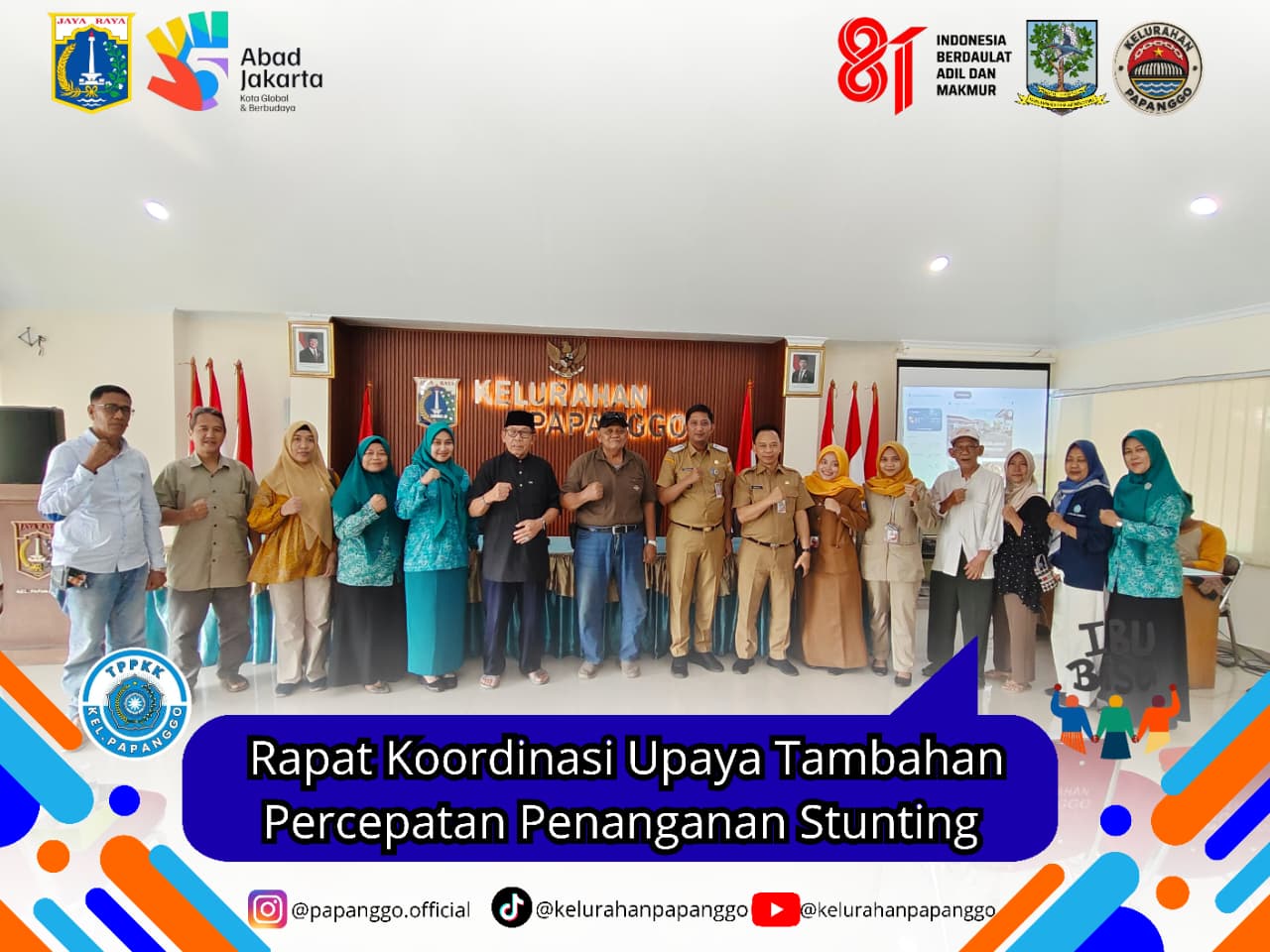 Kelurahan Papanggo Perkuat Sinergi Lintas Sektor dalam Upaya Tambahan Percepatan Penanganan Stunting 6