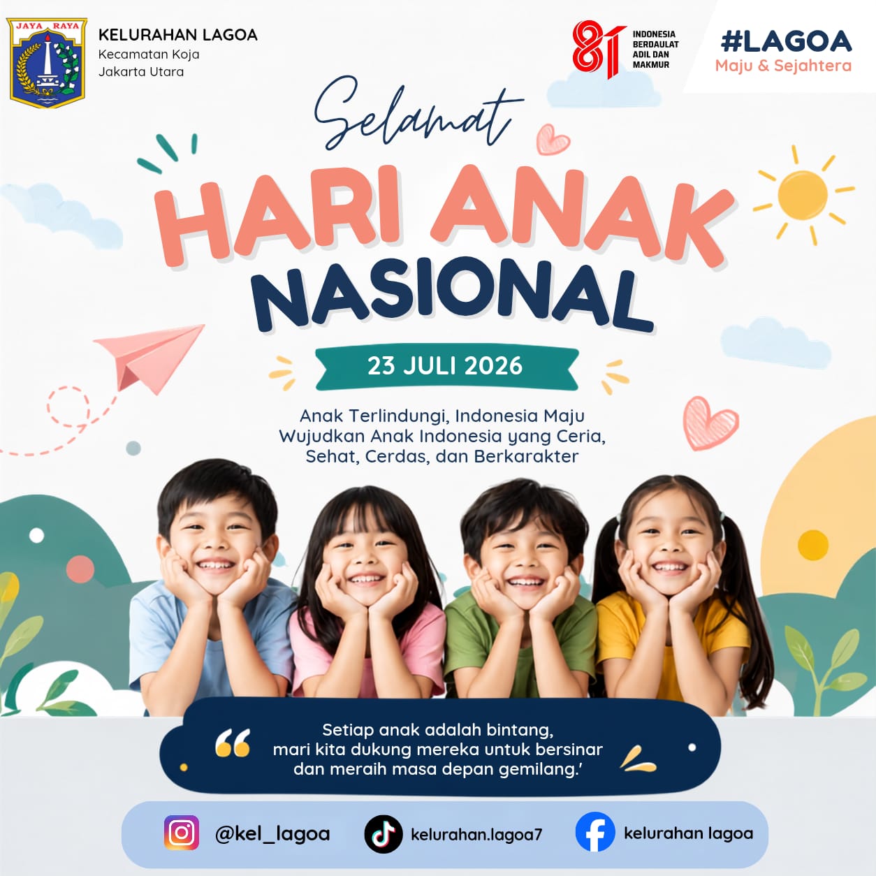 Selamat Hari Anak Nasional 2026 2