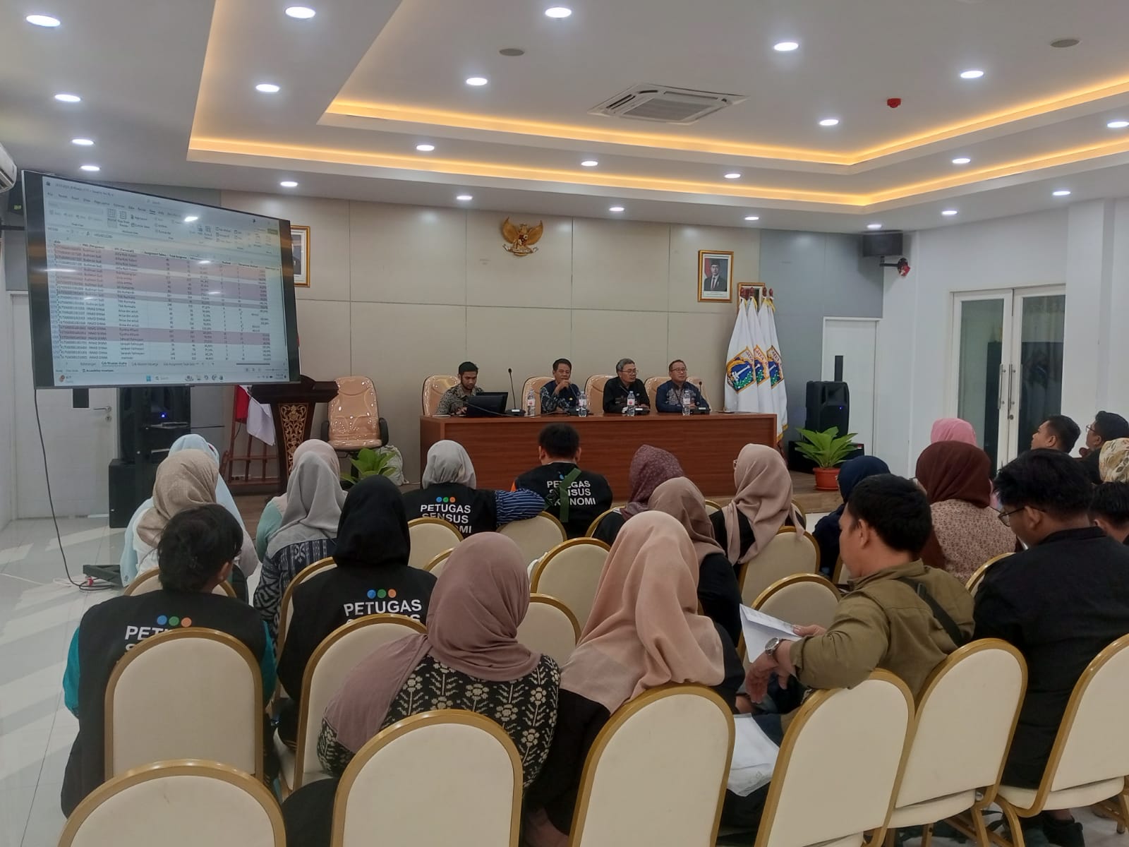 Optimalkan Pendataan di Lapangan, Petugas Sensus Ikuti Rapat Koordinasi dan Evaluasi Data 2