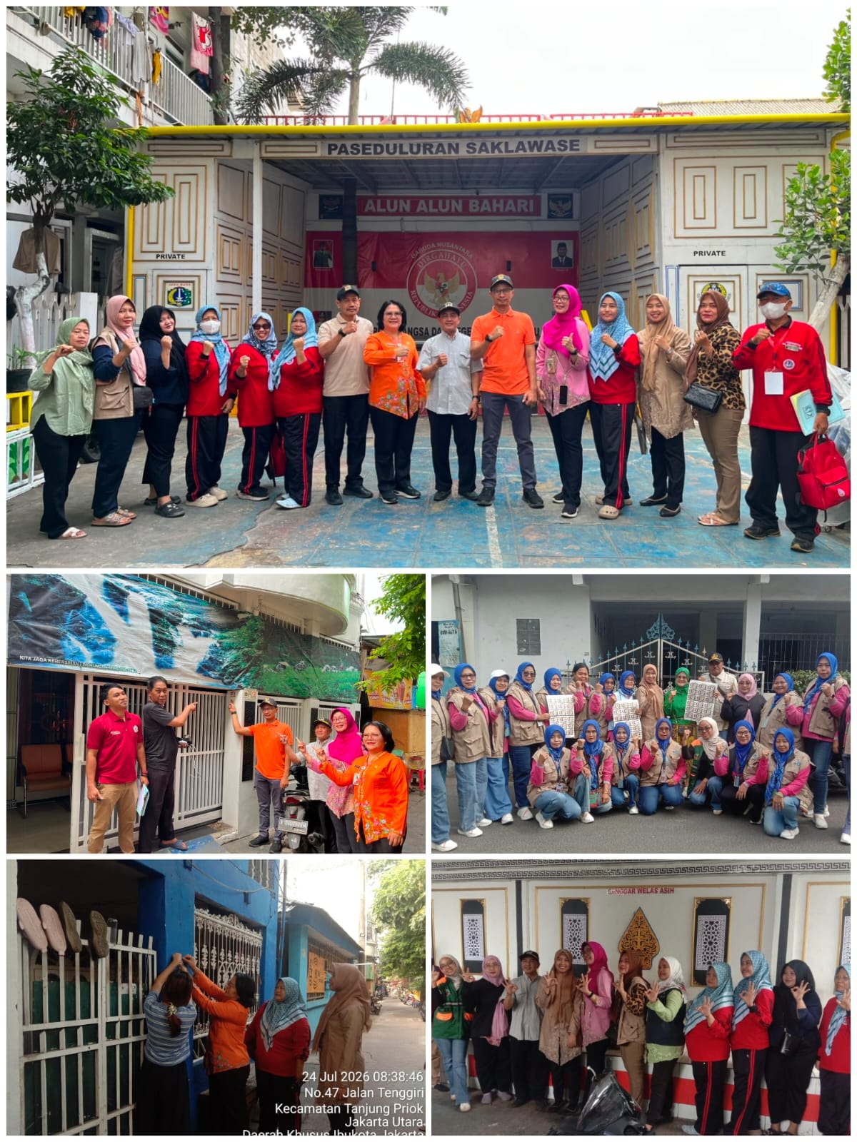 Monitoring Gerakan Pemilahan Sampah dan Pemasangan Stiker Rumah Pilah Sampah di RW.03 dan RW.09 Kelurahan Tanjung Priok 2