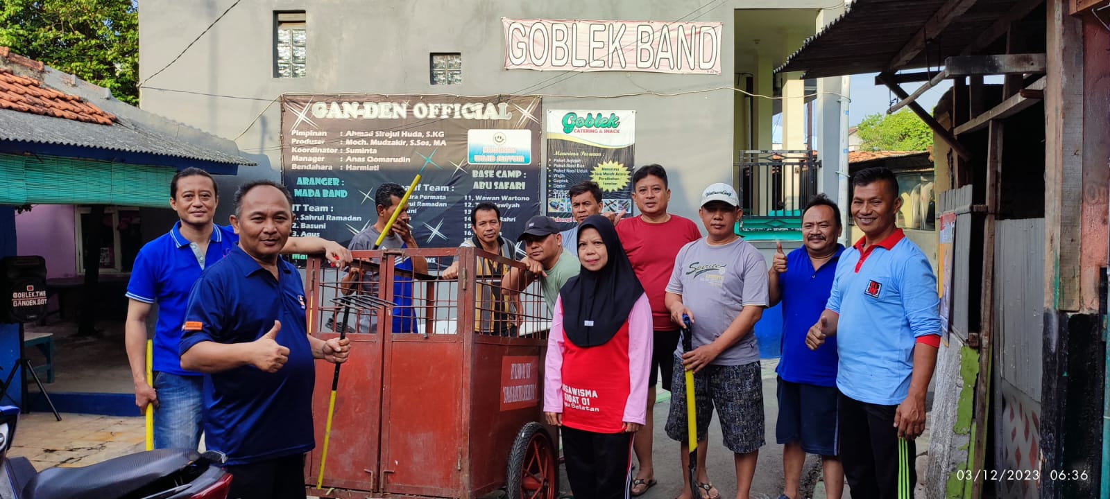 Giat kerja Bakti RW. 01 Kelurahan Tugu Selatan 5