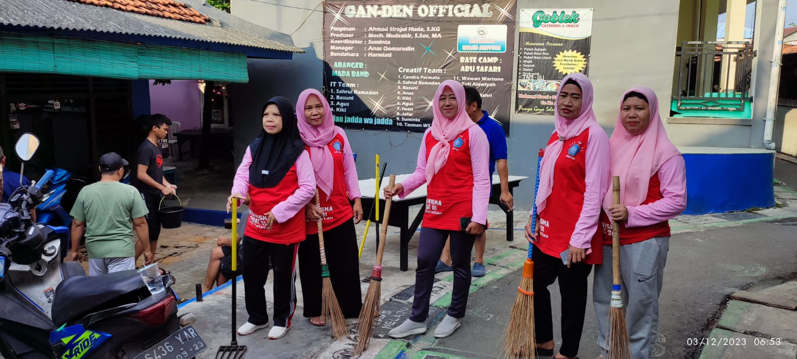 Giat kerja Bakti RW. 01 Kelurahan Tugu Selatan 4