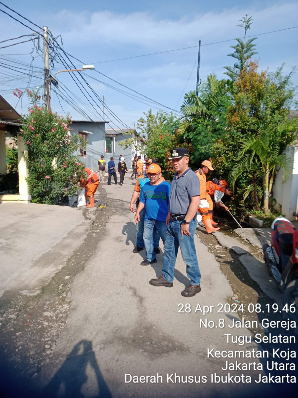 Giat Kerja Bakti di Wilayah RW. 07 Kelurahan Tugu Selatan 3