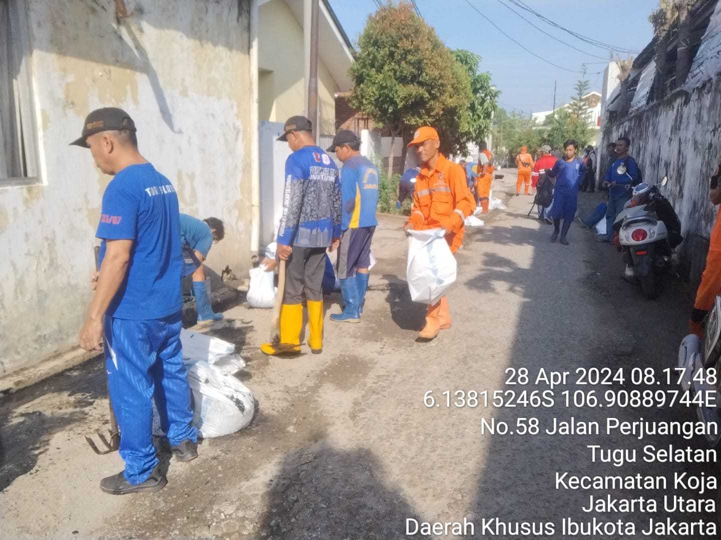 Giat Kerja Bakti di Wilayah RW. 07 Kelurahan Tugu Selatan 2
