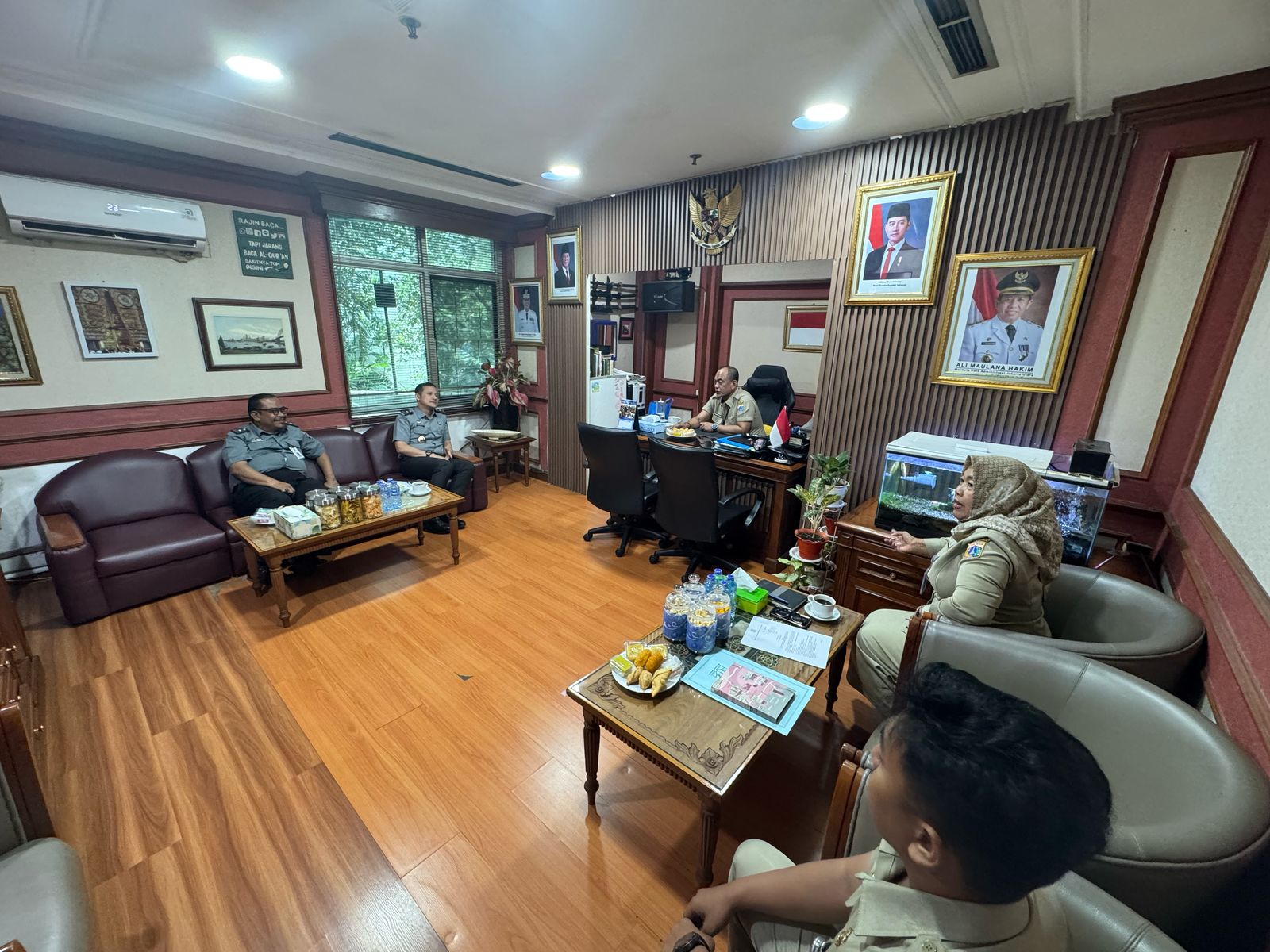 KUNJUNGAN KERJA KEPALA DIVISI PERATURAN PERUNDANG-UNDANGAN DAN PEMBINAAN HUKUM KANTOR WILAYAH KEMENTERIAN HUKUM DAERAH KHUSUS JAKARTA 1