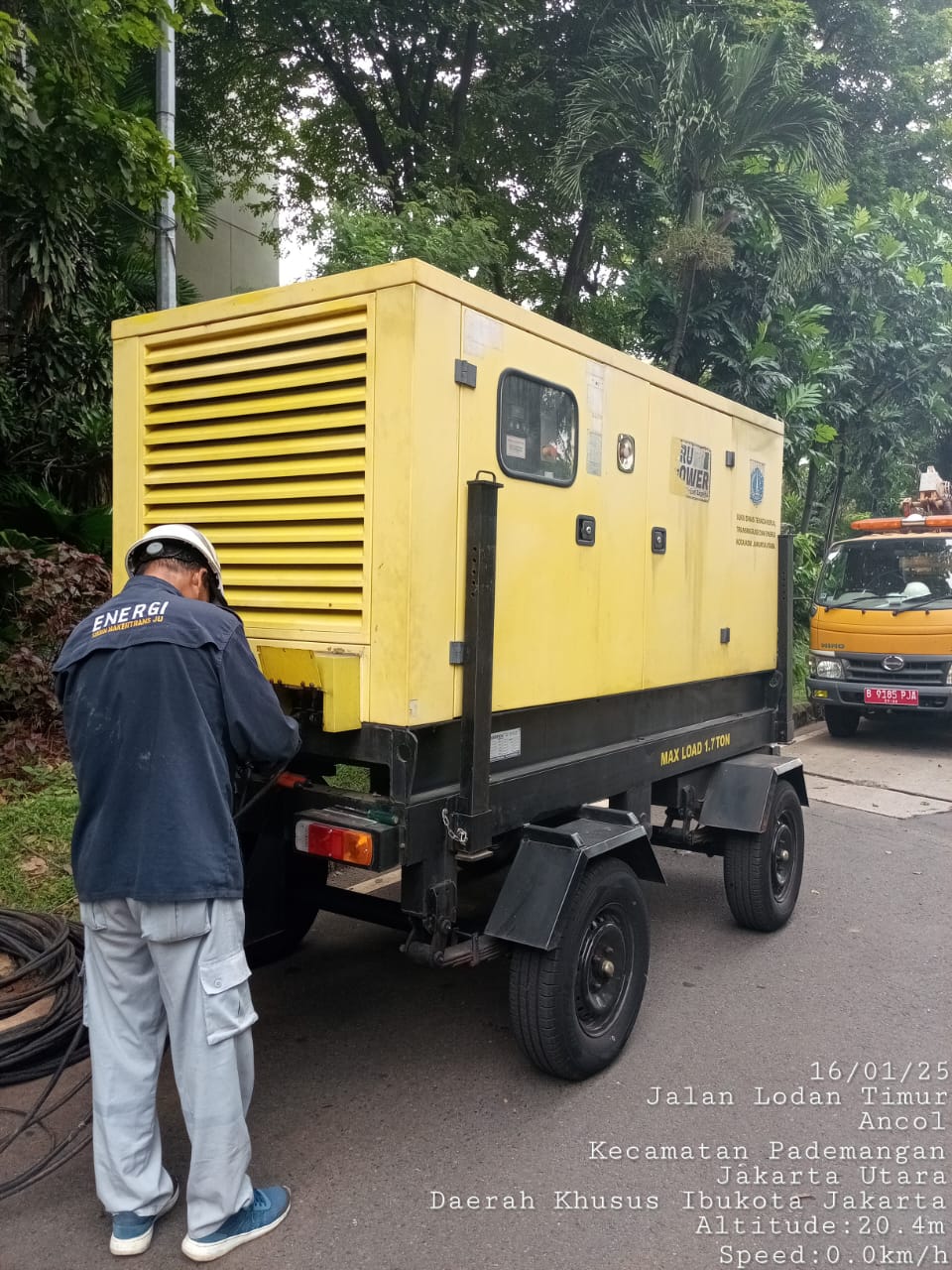 Pelayanan Daya Listrik dengan Genset pada Acara Aktualisasi Nilai-Nilai Natal Tahun 2024 Pemerintah Provinsi DKI Jakarta 6