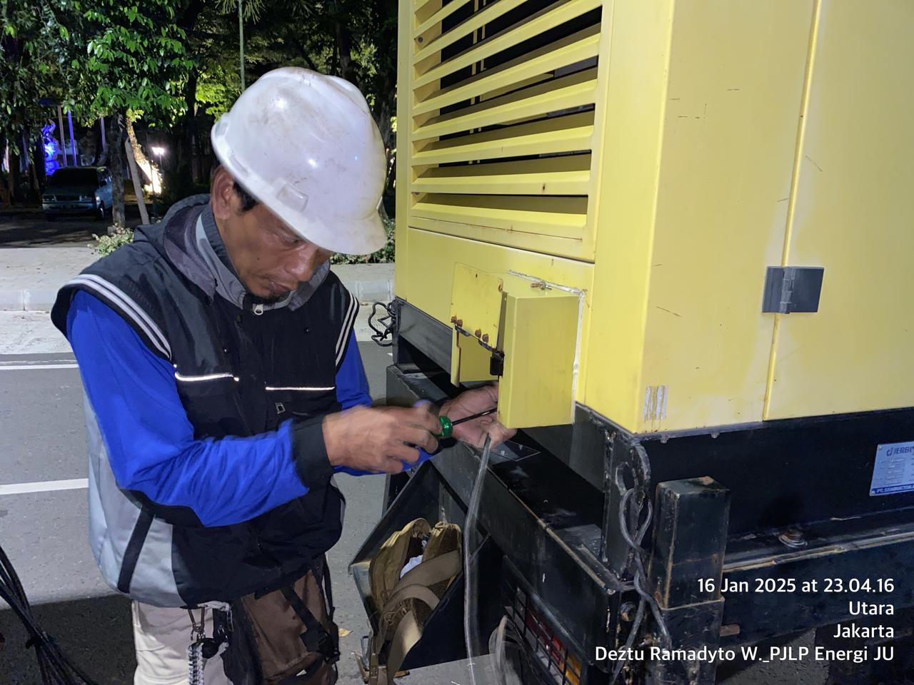 Pelayanan Daya Listrik dengan Genset pada Acara Aktualisasi Nilai-Nilai Natal Tahun 2024 Pemerintah Provinsi DKI Jakarta 5