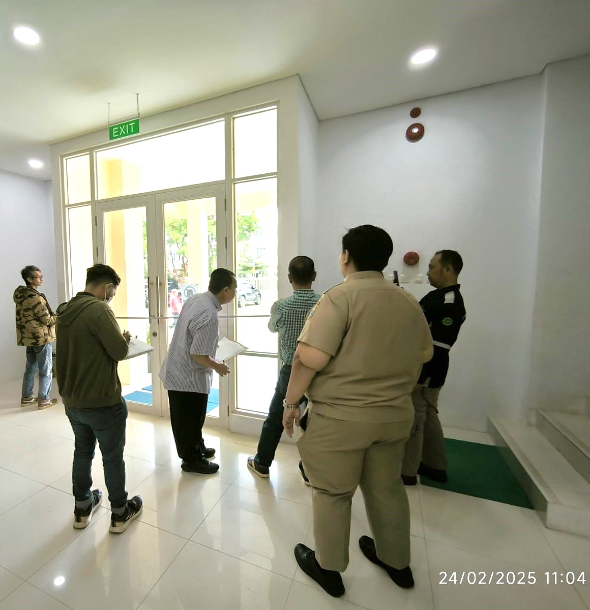 Pemeriksaan Pengukuran Volume Fisik Kantor Lurah Sukapura oleh BPK 2