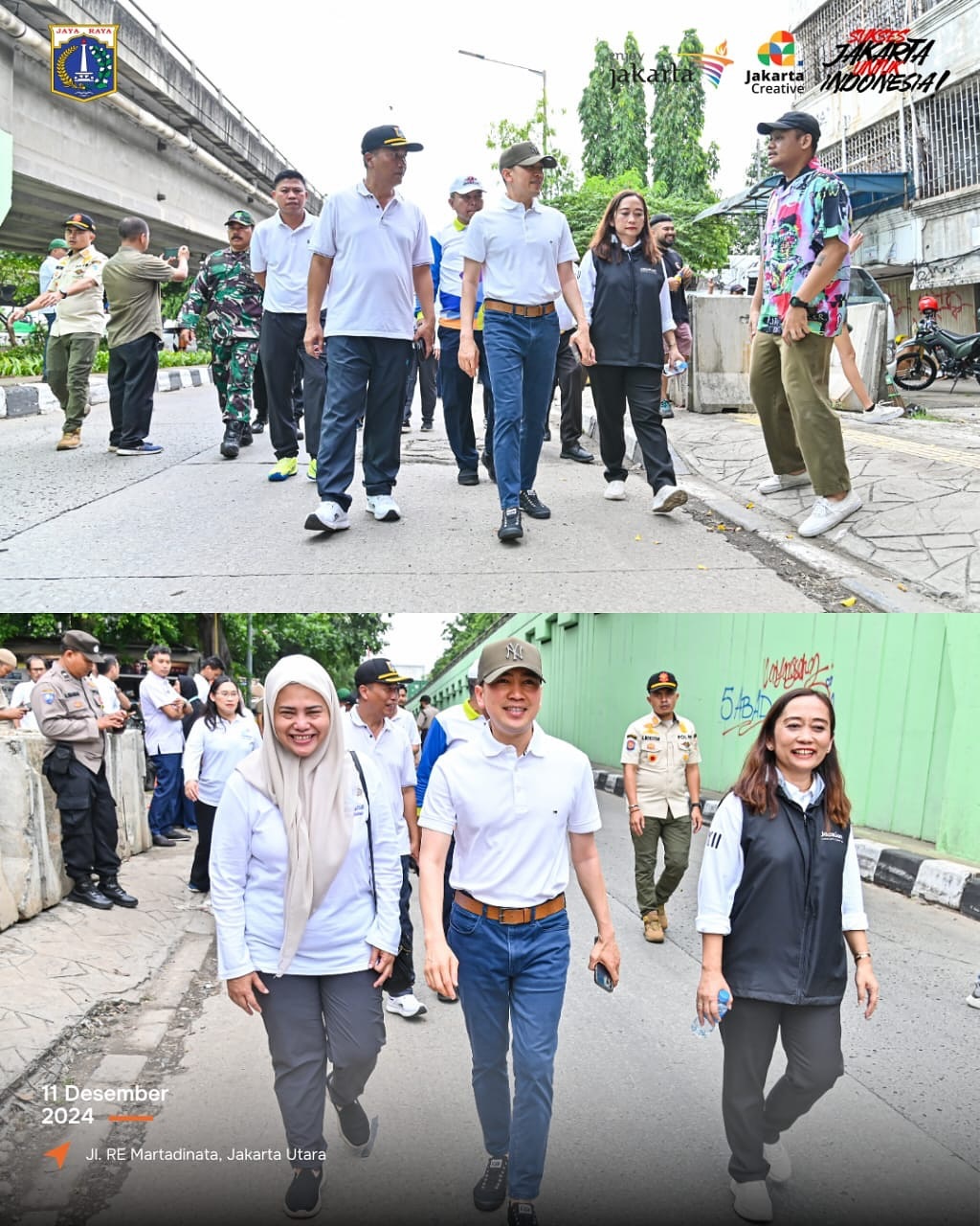Menghidupkan Kreativitas Kota: Beautifikasi Jembatan Bintang Mas Warnai Wajah Baru Jakarta Utara 1