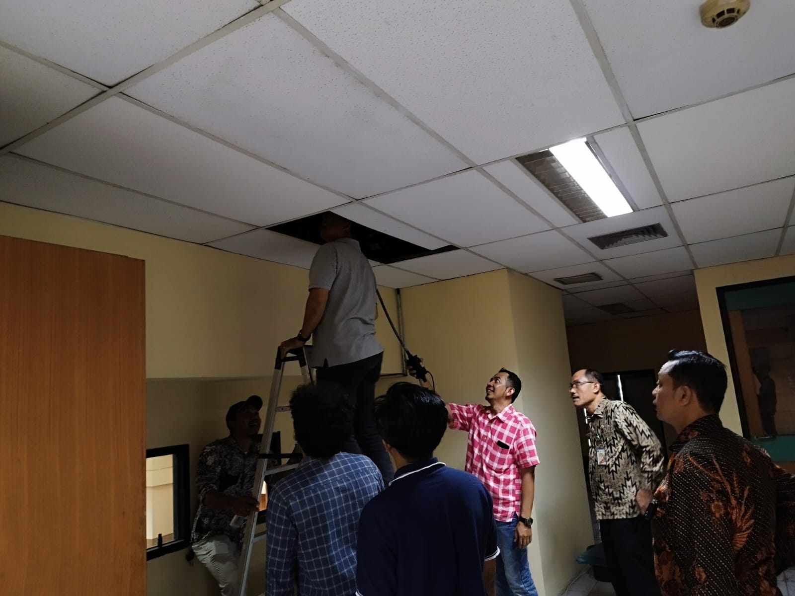 Suku Badan Pengelolaan Aset Jakarta Utara Tinjau Gedung Yayasan Kanker Indonesia untuk Kegiatan Rehabilitasi Gedung 1