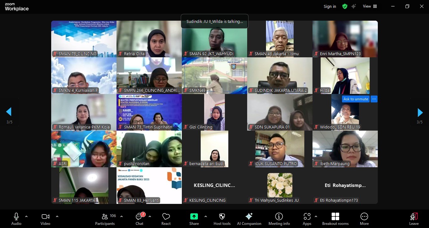 Rapat Koordinasi terkait Program Quickwins Kantin Sehat Jakarta Cerdas Berkelanjutan 1