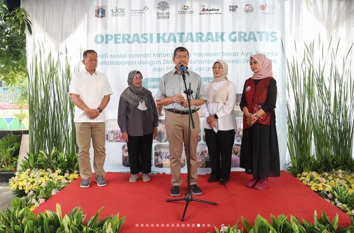 Sekda DKI jakarta Tinjau Kegiatan Operasi Katarak Gratis di RSUD Tugu Koja 6