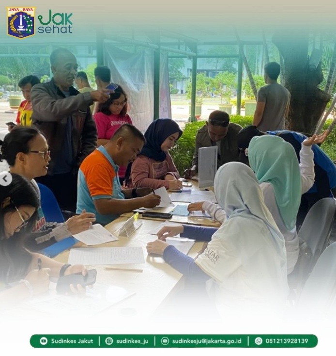 CEK KESEHATAN & PENGUKURAN KEBUGARAN ASN KANTOR WALIKOTA JAKARTA UTARA 1