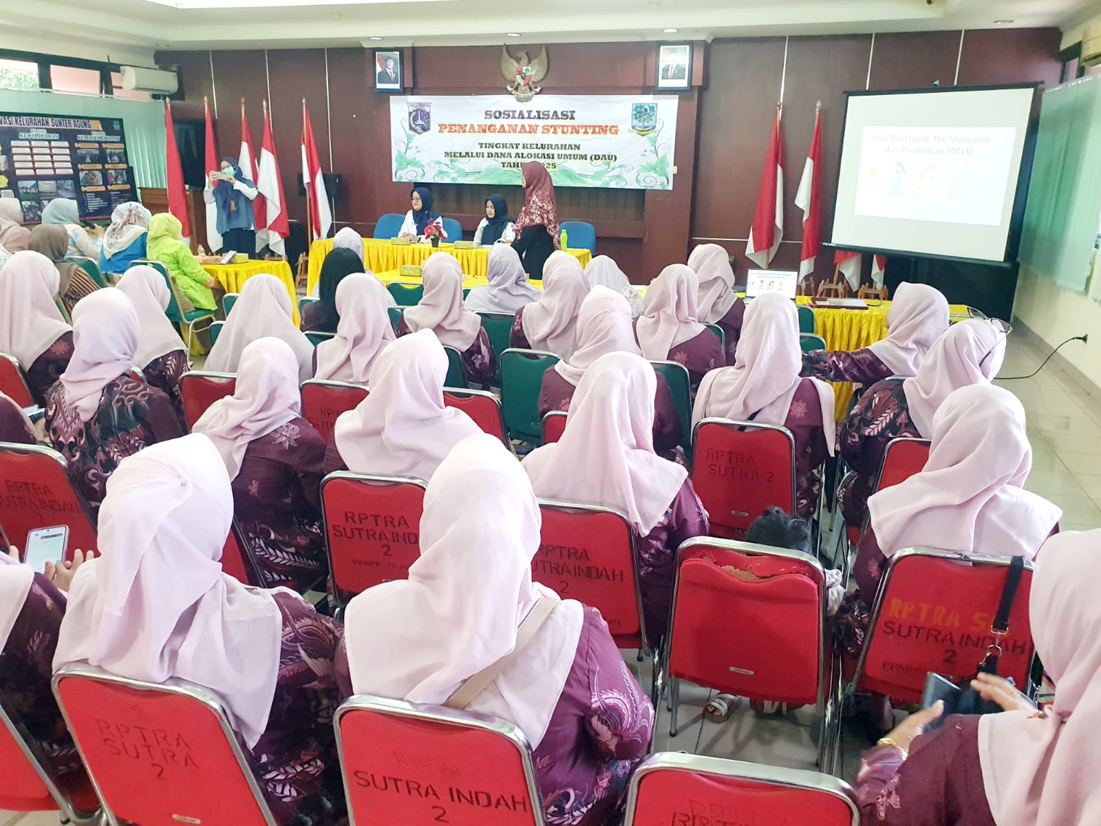 Tekan Angka Stunting, Kelurahan Sunter Agung Gelar Sosialisasi dan Optimalisasi Kegiatan PKK Melalui DAU Tahap II 2