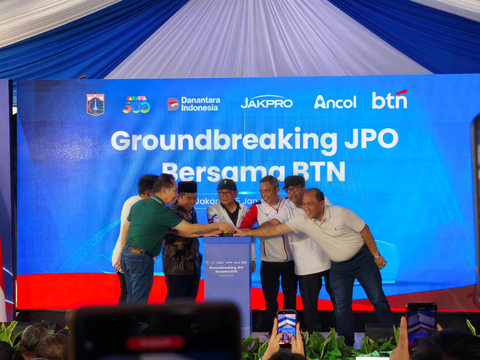 Pemprov DKI Jakarta Resmi Mulai Pembangunan Ekstensi JPO JIS–Ancol 1