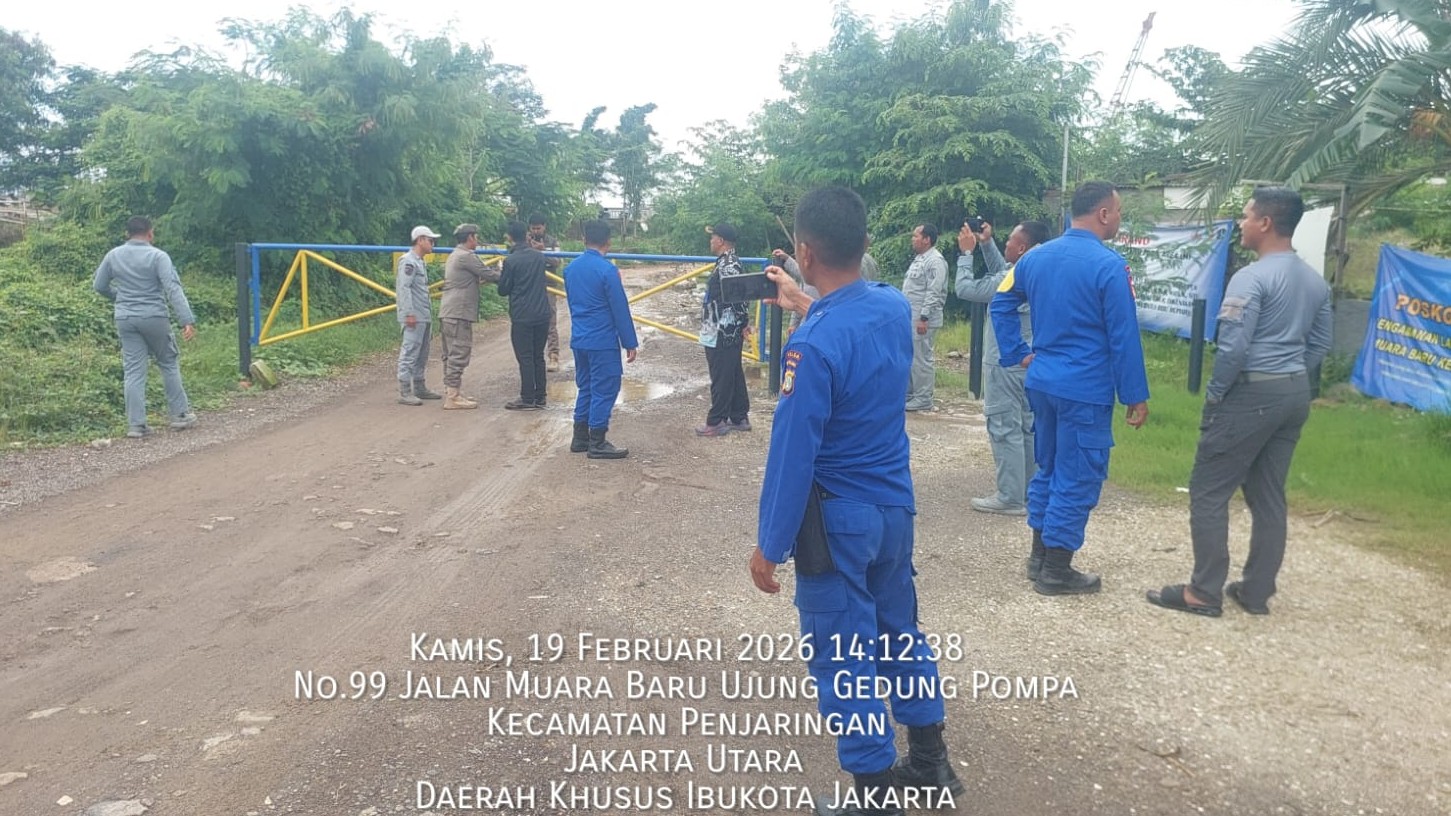Pengamanan Akses Tanggul NCICD, Cegah Pembuangan Sampah Ilegal 2