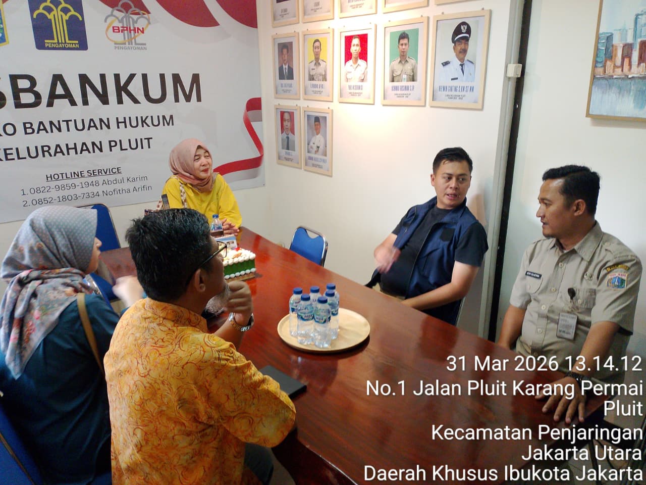 Pengisian Kuesioner PPSU di Ruang Pola Lantai 3 Kelurahan Pluit 1