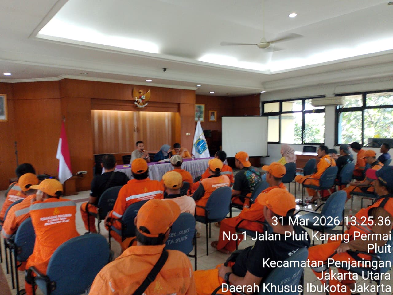 Pengisian Kuesioner PPSU di Ruang Pola Lantai 3 Kelurahan Pluit 2