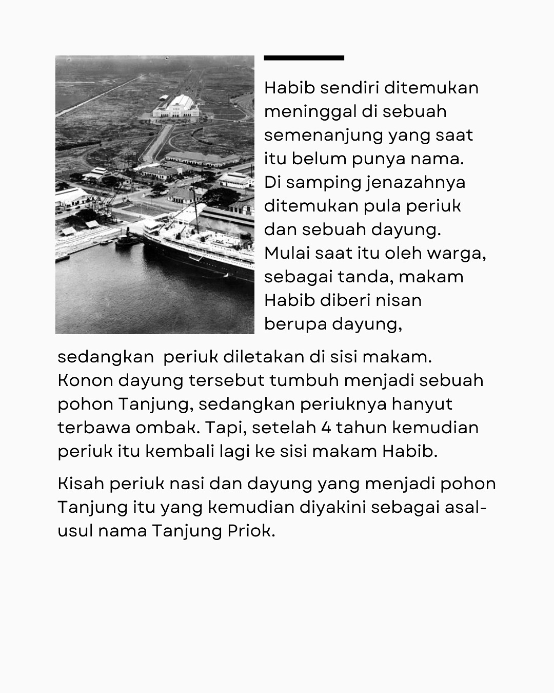 Pernah kepikiran nggak sih, dari mana asal nama Tanjung Priok? 6