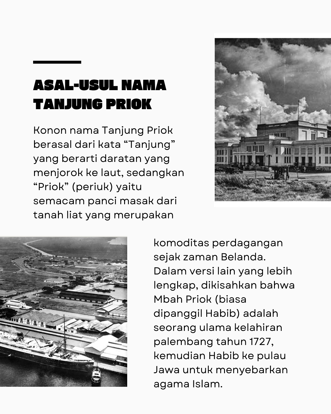 Pernah kepikiran nggak sih, dari mana asal nama Tanjung Priok? 4