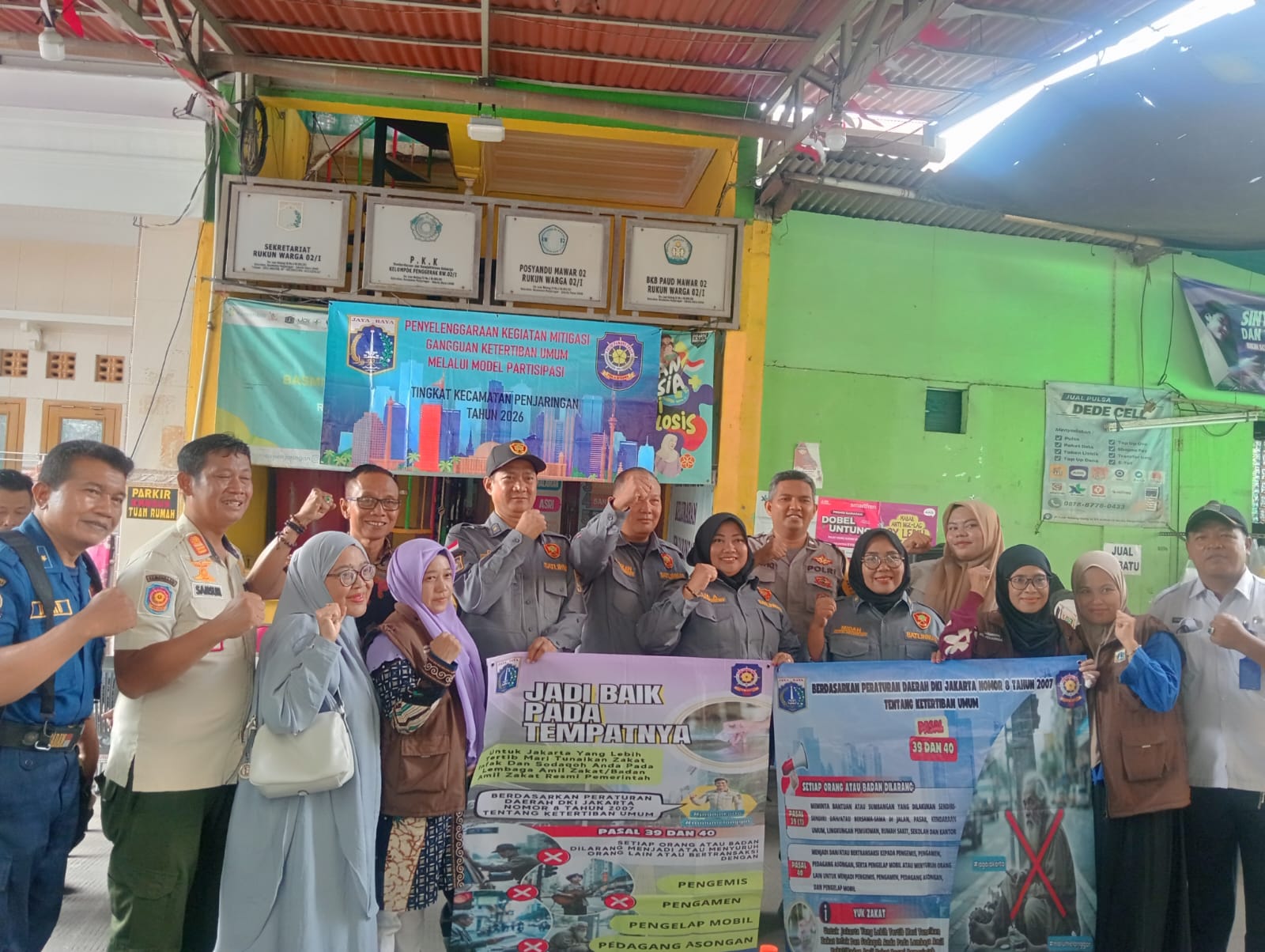 Mitigasi Gangguan Tramtibum Identifikasi Masalah Gangguan Tramtibum (Parkir Liar, Balap Liar, Pengrusakan/Pencurian Fasos Fasum, Pembakaran Sampah, Okupasi Trotoar, Bangunan Liar, Usaha tanpa Izin dan lain lain) 1