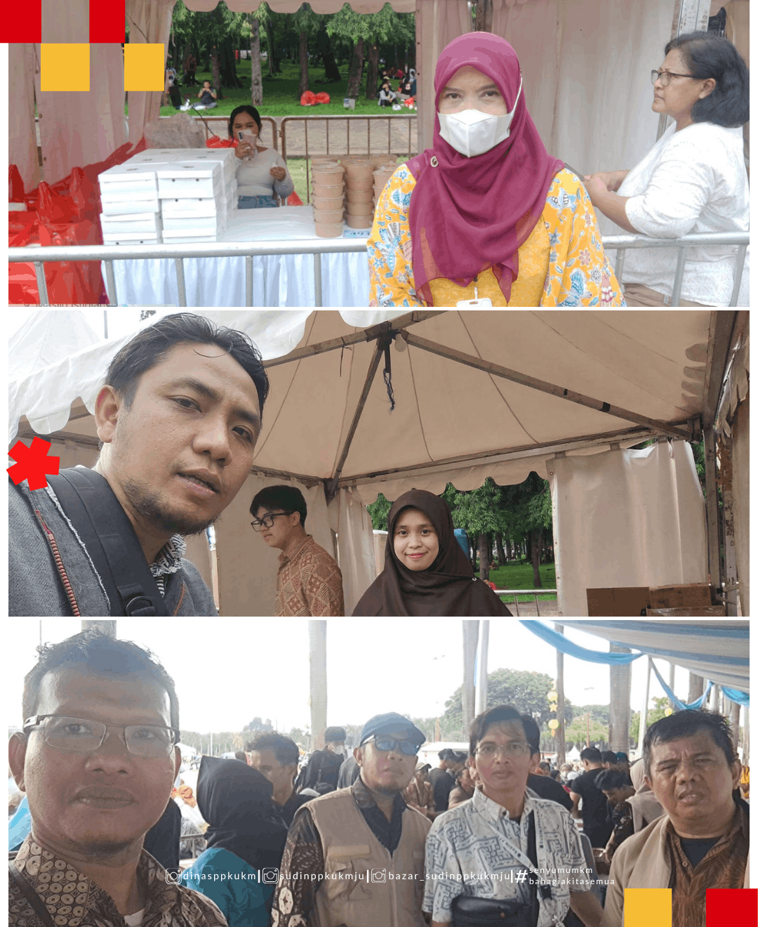 Partisipasi Sudin PPKUKM Jakarta Utara dalam pengendalian massa pada penyelengaraan Festival Kuliner di Pergelaran Pasar Murah 2026 dari Istana untuk Rakyat 2