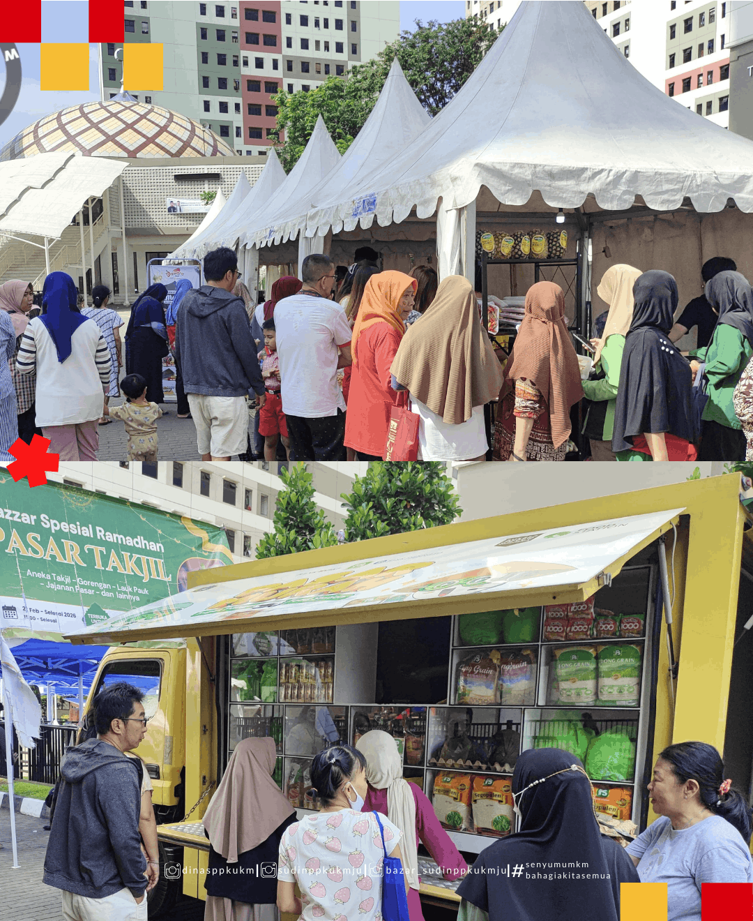 Kegiatan Pasar Murah HBKN Ramadan 2026 di Rusunawa Penjaringan 2