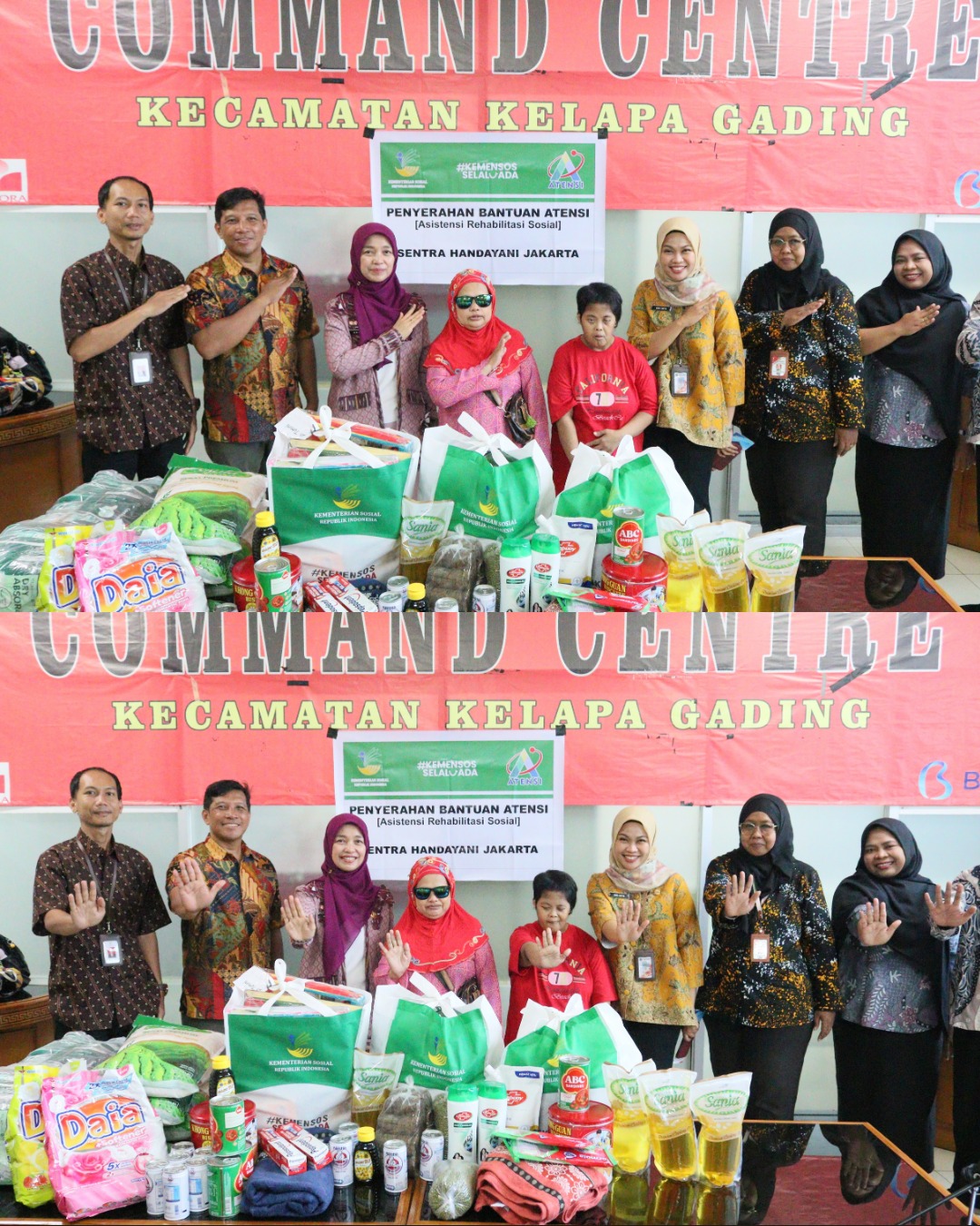 "Pendistribusian Bantuan bagi Penyandang Disabilitas di Wilayah Kecamatan Kelapa Gading" 2