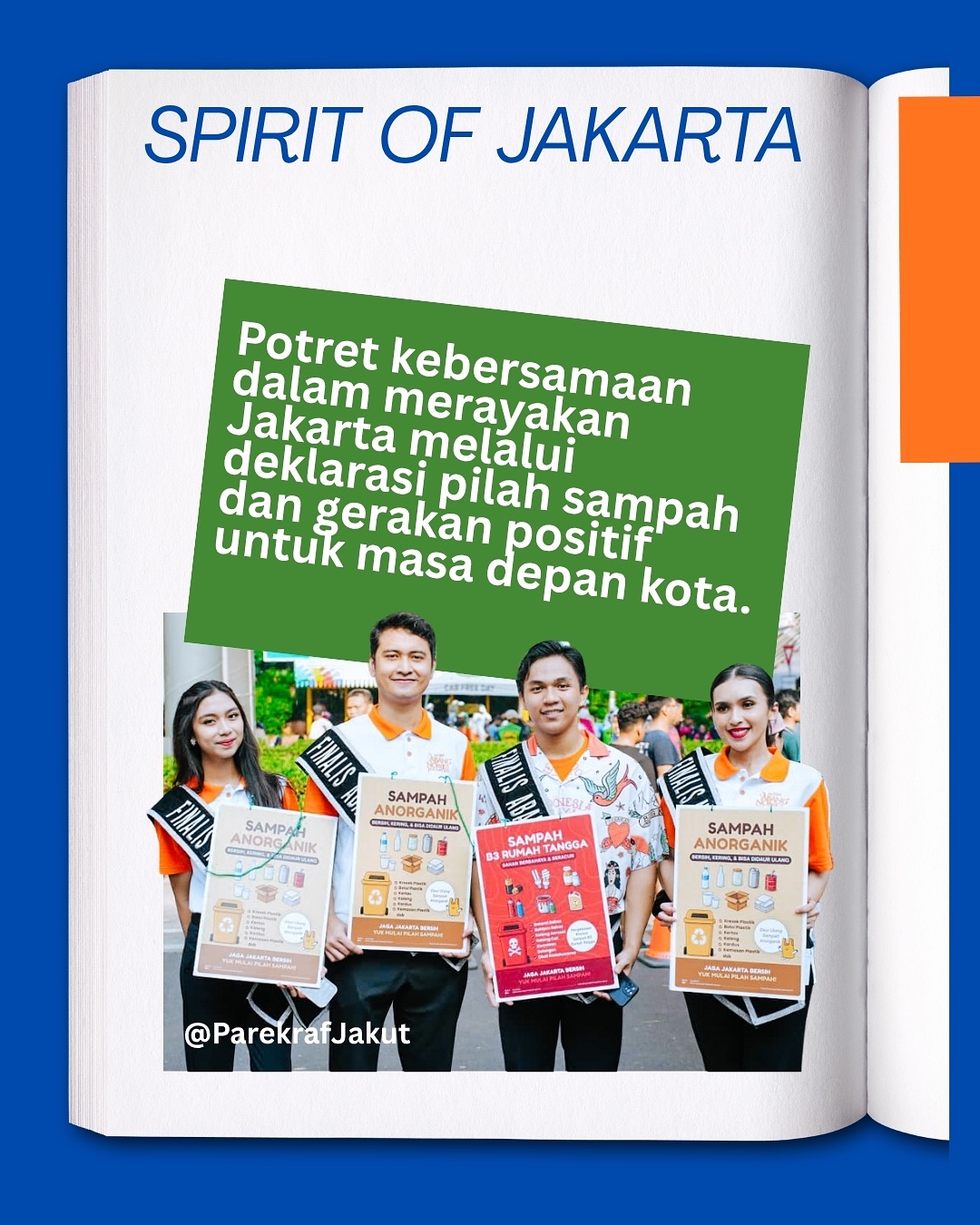 Pecanangan HUT Kota Jakarta ke-499 di Rasuna Said 2